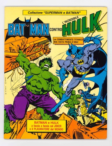 Batman contro hulk - batman, editrice